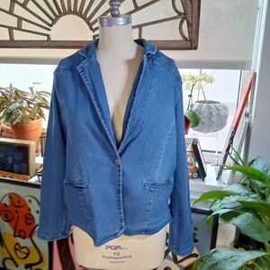 Highway Jeans Denim Blazer Size 2X